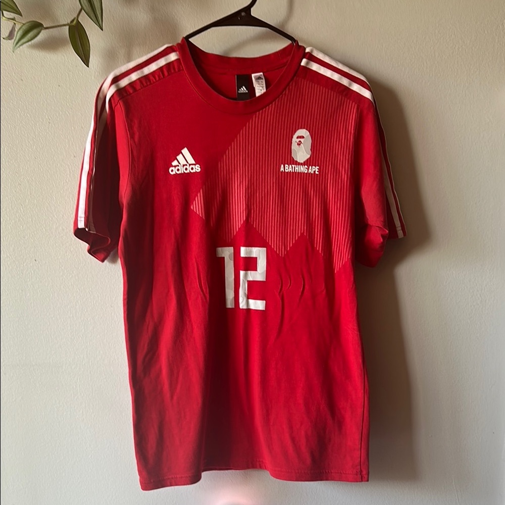 A Bathing Ape x Adidas Soccer Jersey